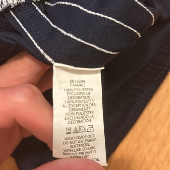 Blue Shorts with White Stripes - Picture 5 of 5